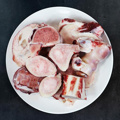 [호영농장]영동 젊은암소 한우 뼈(사골) 골라담기
